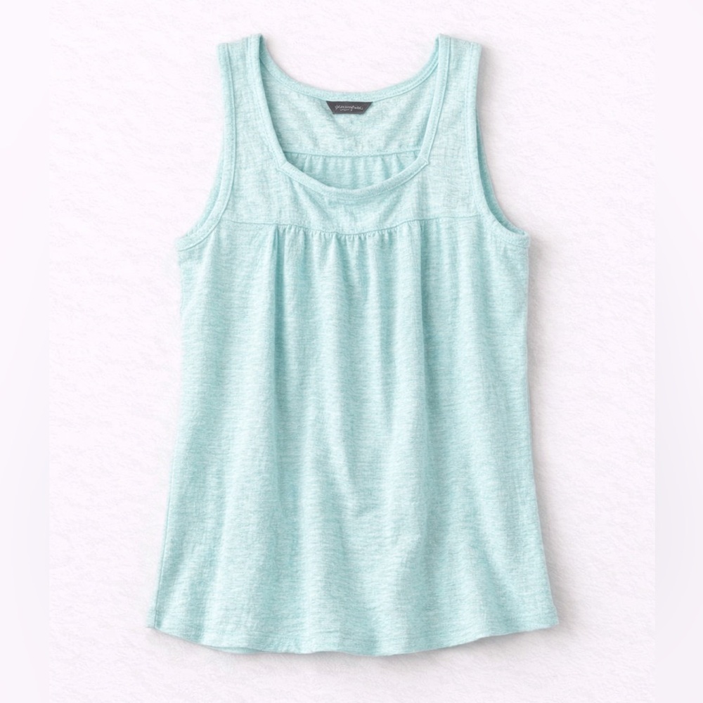 Eddie Bauer Light Blue Tank Top Women’s Medium Sleeveless Lightweight Casual